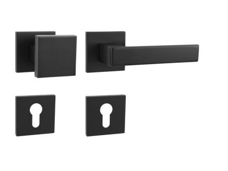 Dverové kovanie MP HIT HR SQ6 (BS - Čierna matná)