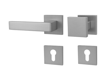 Dverové kovanie MP HIT HR SQ6 (OCS - Chróm brúsený)