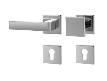 Dverové kovanie MP HIT HR SQ6 (OC - Chróm lesklý)