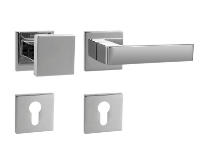 Dverové kovanie MP HIT HR SQ6 (OC - Chróm lesklý)