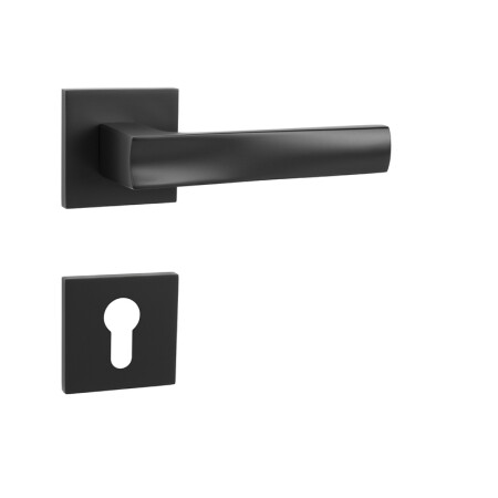 Dverové kovanie MP Holly HR SQ6 (NP - BS - Čierna matná)