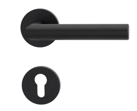 Dverové kovanie MP Lucia Profesional R (BS - Čierna matná)