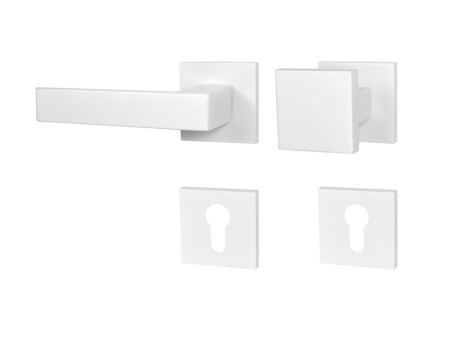 Dverové kovanie MP HIT HR SQ6 (WS - Biela matná)