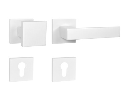 Dverové kovanie MP HIT HR SQ6 (WS - Biela matná)