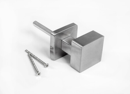 Gombík ROSTEX DIZAJN štvorcový (nerez mat)