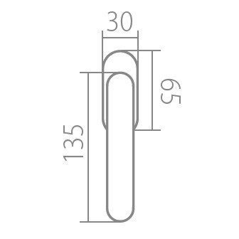 Okenné kovanie TWIN LEAF P 1520 RO - 4 polohy (CH)