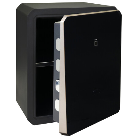 Oceľový sejf s elektronickým zámkom na číselný kód a odtlačok prsta RICHTER RS.45.LUX.FIN