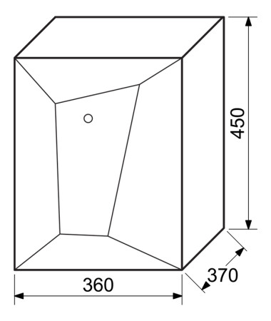 Oceľový trezor v protipožiarnom prevedení s elektronickým zámkom na odtlačok prsta RICHTER RS.45.DE.FIN.FF