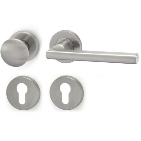 Dverné kovanie HOLAR MT 13 s guľou a rozetou (nerez)