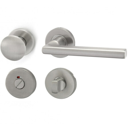 Dverné kovanie HOLAR MT 13 s guľou a rozetou (nerez)