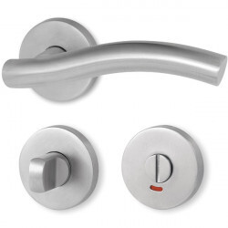 Dverné kovanie HOLAR s guľatou rozetou MT 10 (nerez)