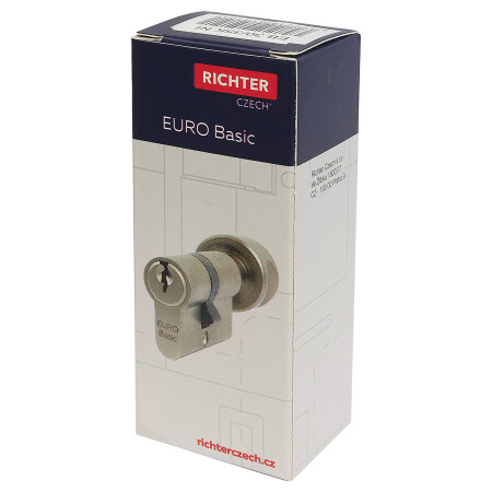 Cylindrická stavebná gombíková vložka Richter EURO BASIC RC1