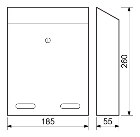Poštová schránka RICHTER BK.516.HM (hnedá matná)