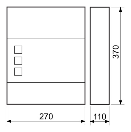 Poštová schránka RICHTER BK.525.G.AM (anracit matný)