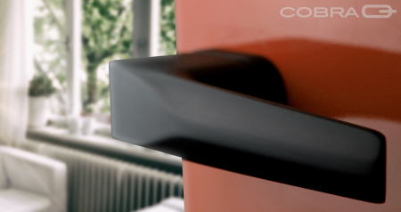 VÝPREDAJ Dverné kovanie COBRA ULTIMA-S (čierna) - BB