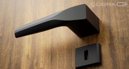 VÝPREDAJ Dverné kovanie COBRA ULTIMA-S (čierna) - BB