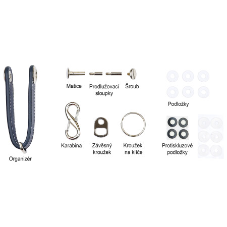 Kožená kľúčenka Richter RP.ORGANIZER.B.MOD
