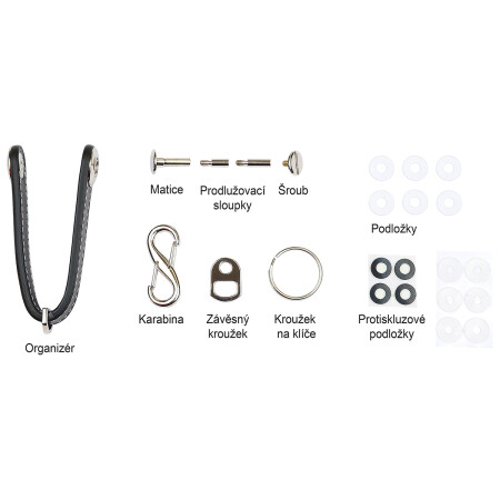 Kožená kľúčenka Richter RP.ORGANIZER.CRN