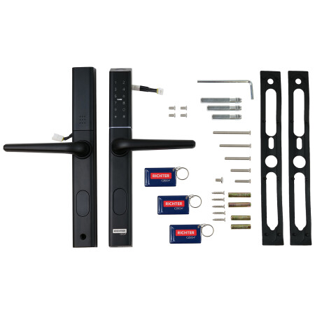 Digitálna kľučka Richter DH.S3B-C.CE (čierna)