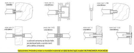 DVERNÉ MADLO TWIN BF 118010 (E) - zošikmené - pár