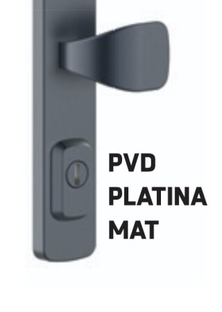 Bezpečnostné kovanie ROSTEX RN1 FONDI (PLATINA MAT)