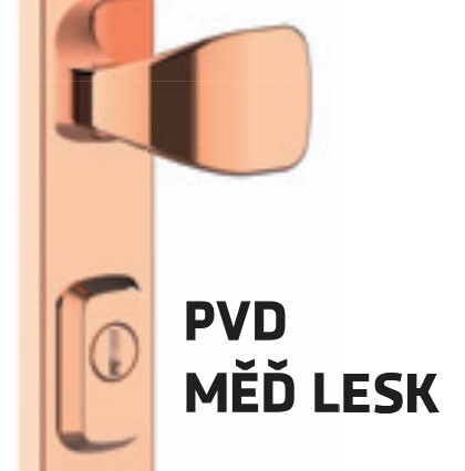 Bezpečnostné kovanie ROSTEX RN807 FONDI (MEĎ LESK)
