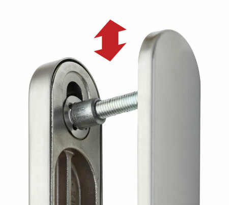 Bezpečnostné kovanie ROSTEX RX 802-50 SOLID 3. tr. (PLATINA MAT)