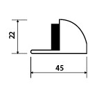 Dverná zarážka TWIN P 541 (A, ABR, CH, CH-SAT, NI-SAT)