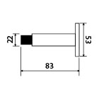 Dverná zarážka TWIN VL 3687 (E)