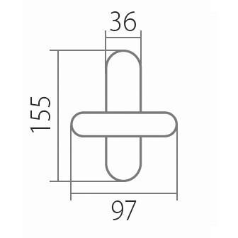 Okenné kovanie TWIN ELEGANT BA 1225 FT (A,CH,CH-SAT,NI-SAT,ABR)